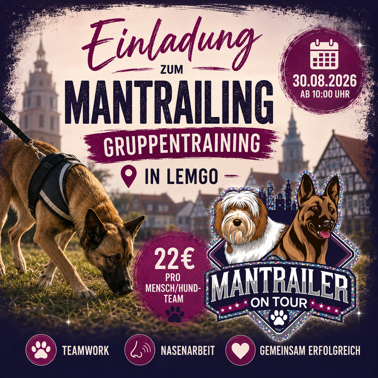 Gruppentraining am 30.08.2026 in Lemgo