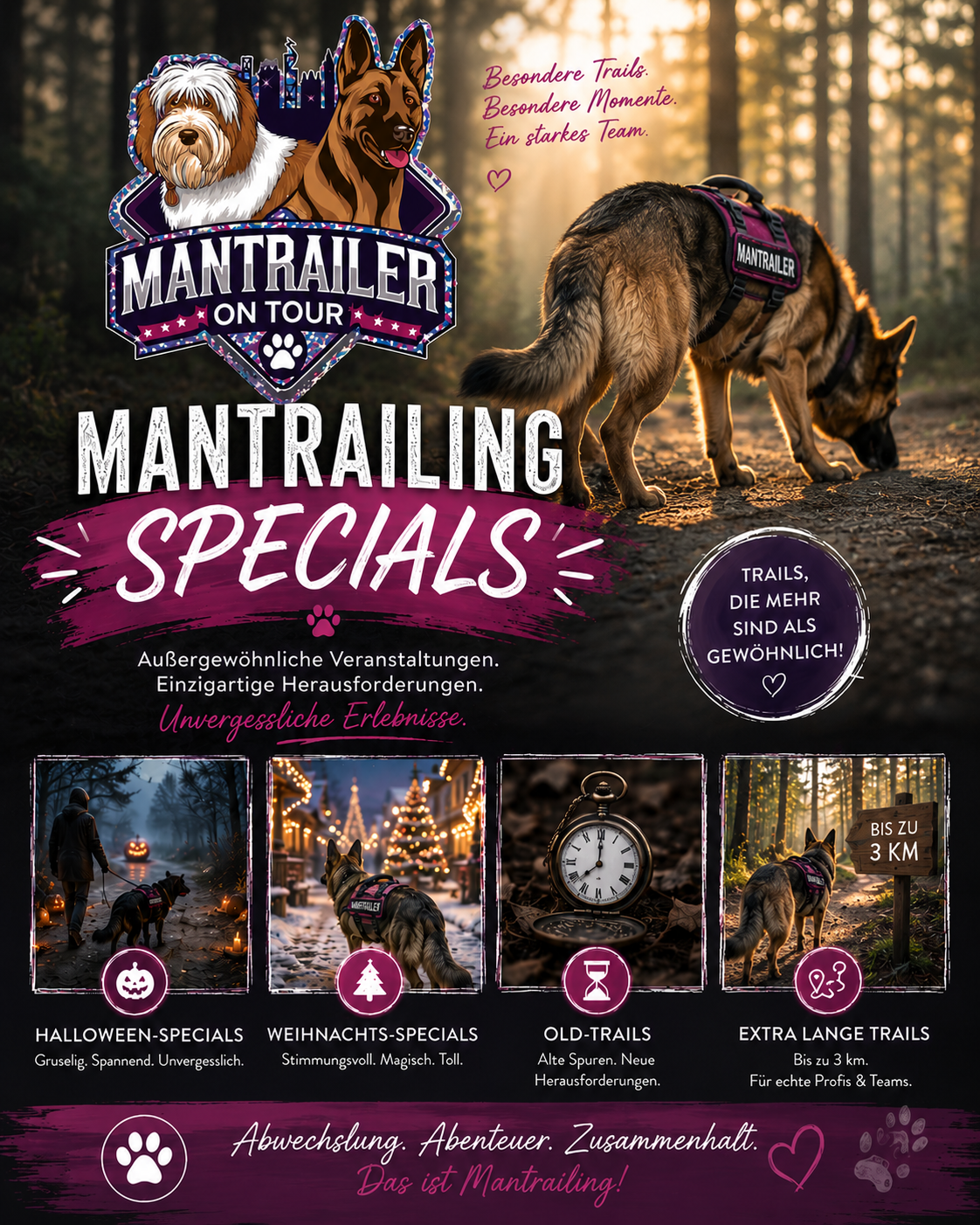 Mantrailing Specials