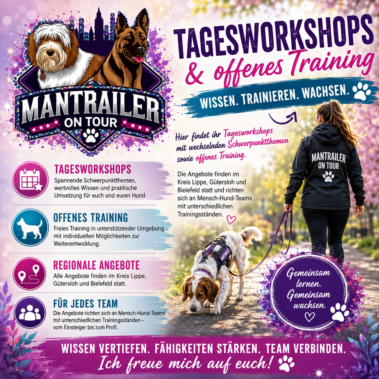Tagesworkshops Mantrailing