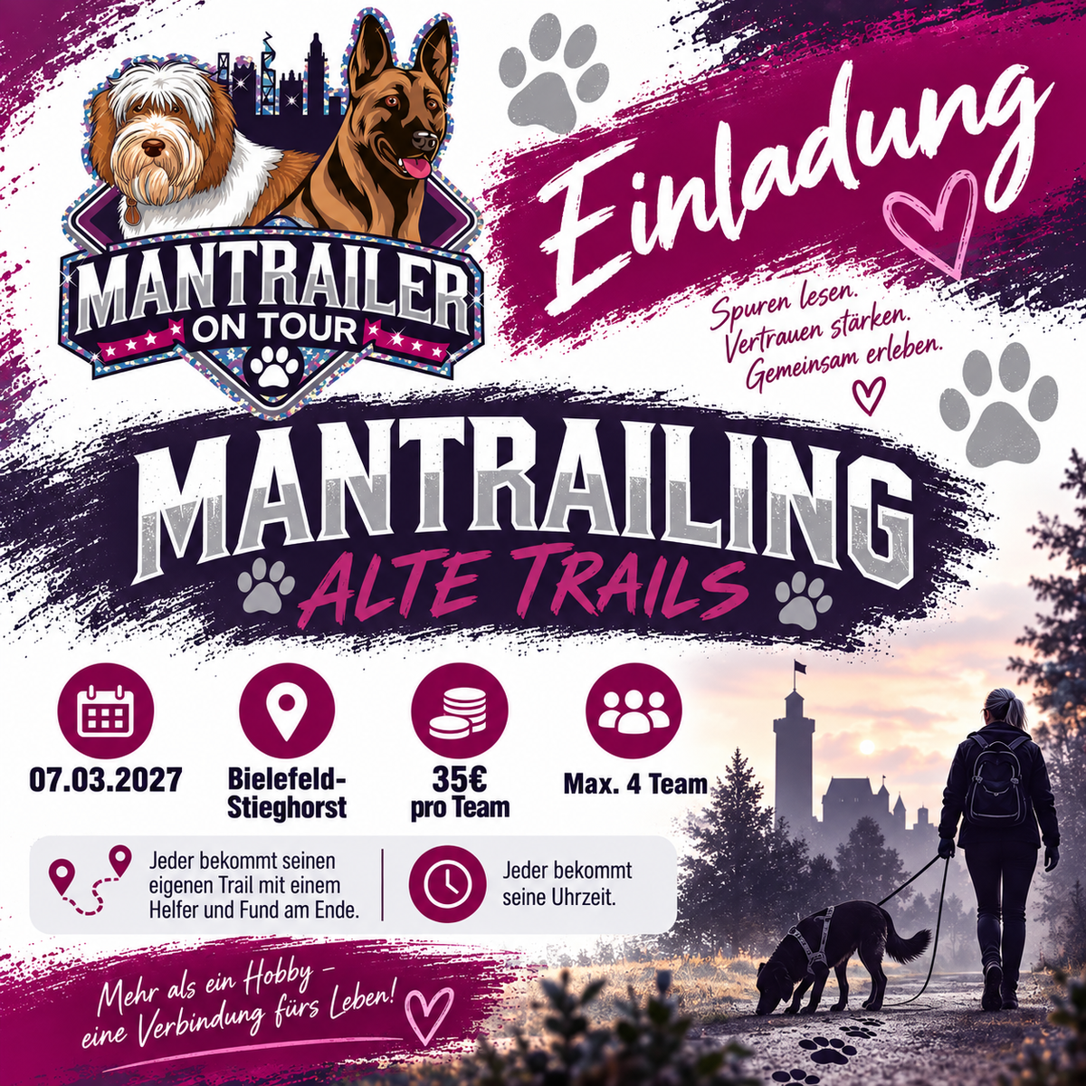 alte Trails in Bielefeld- Stieghorst am 07.03.27