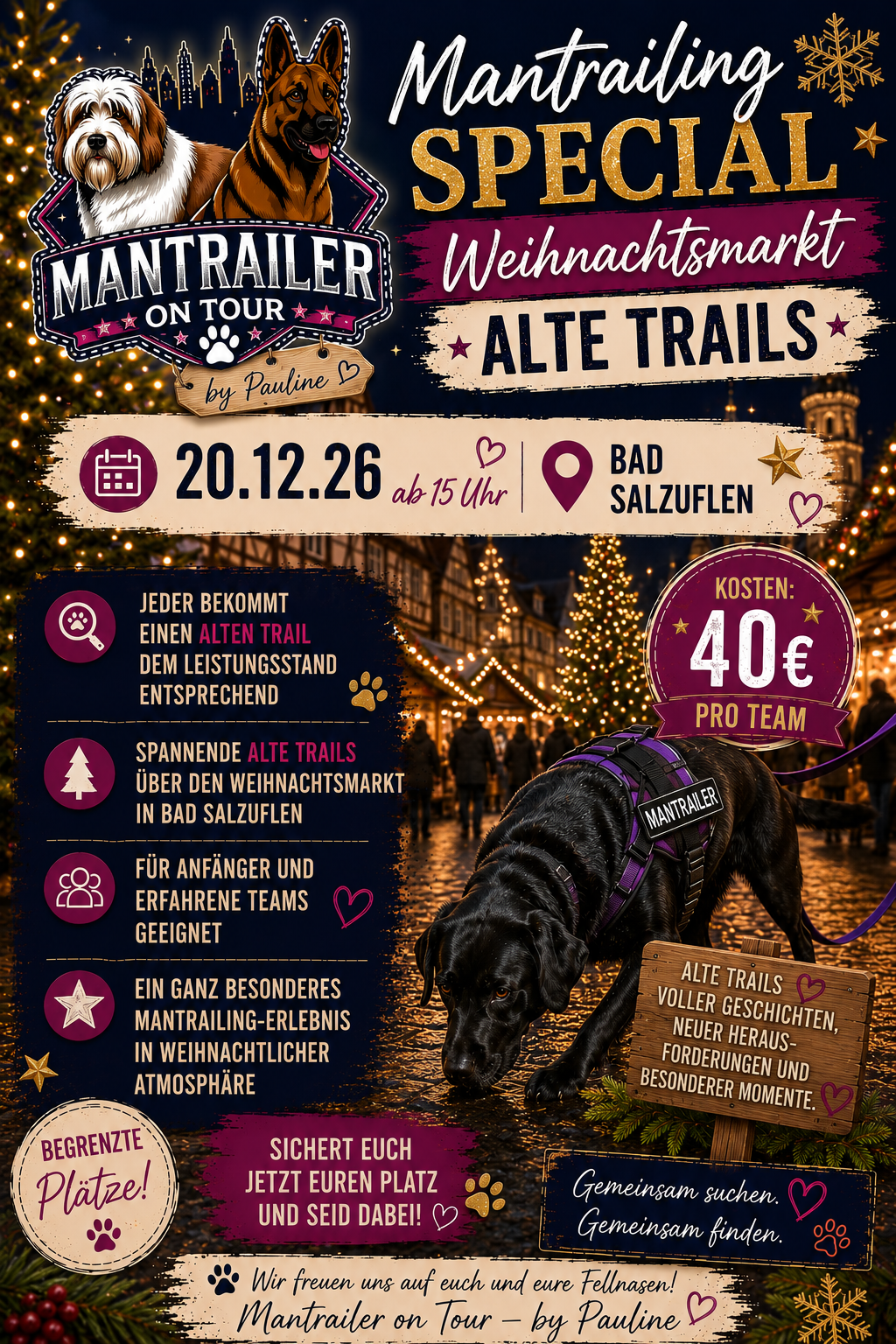 alte Trails auf dem Weihnachtsmarkt in Bad Salzuflen am 20.12.2026