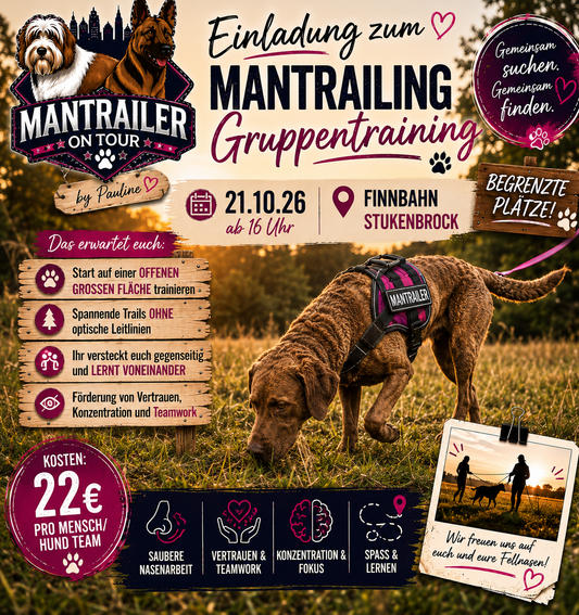 Gruppentraining Finnbahn Stukenbrock, am 21.10.26 ab 16 Uhr