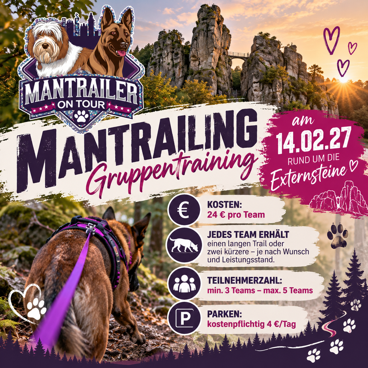 Gruppentraining Externsteine - 14.02.27