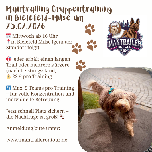 MT Gruppentraining am 25.02.2026 in Milse ab 16 Uhr