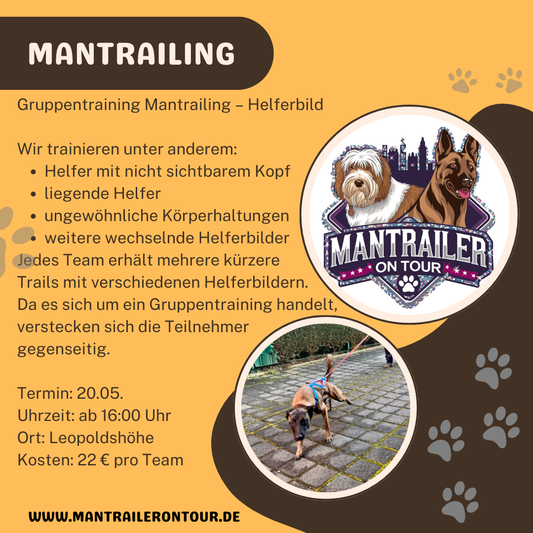 GT Mantrailing- Thema Helferbild am 20.05.26 in Leopoldshöhe